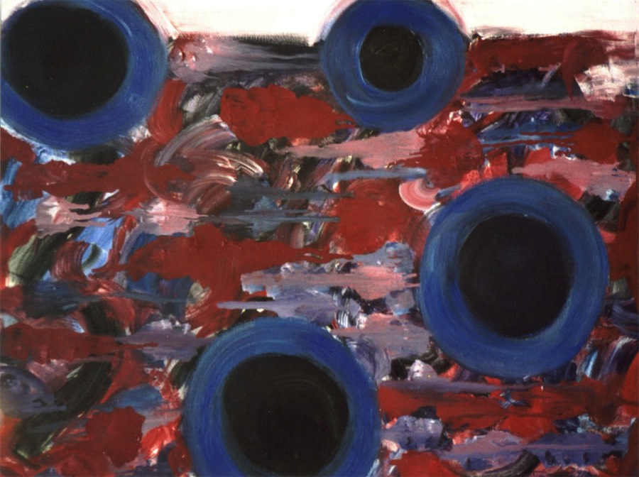 Augen-Blicke, Öl auf Leinwand