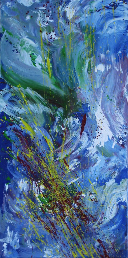 In the Mood, Öl auf Leinwand.