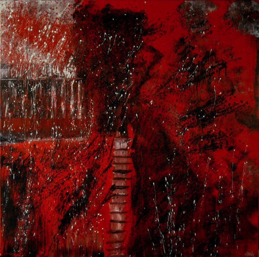 Stairway to Anywhere, Oil on canvas