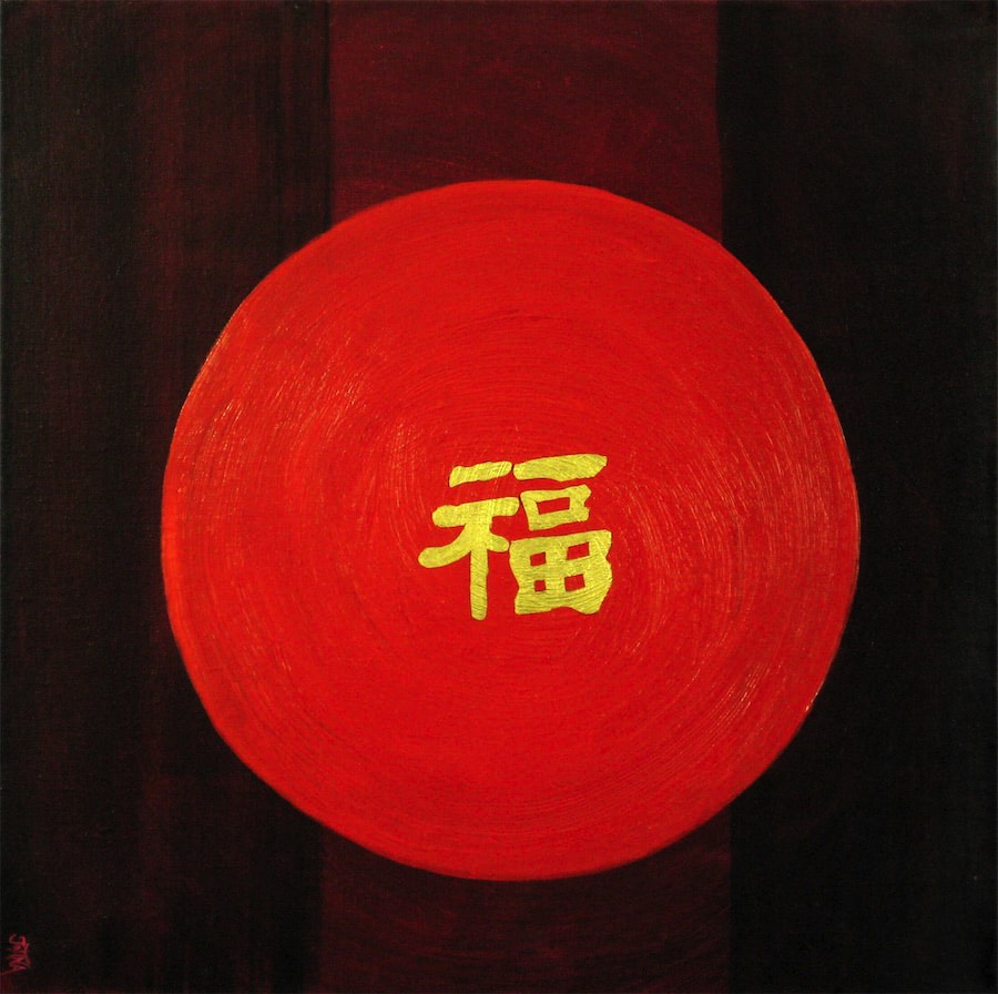 Glück, Öl auf Leinwand