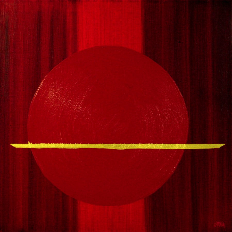 Innere Balance, Öl auf Leinwand