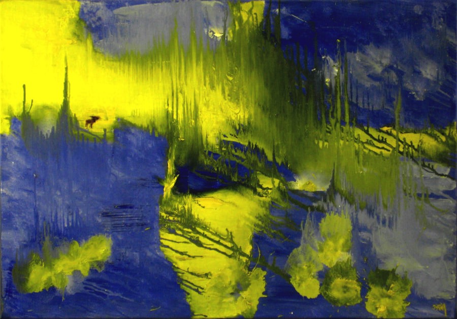 Die Weite des Nordens, Öl auf Leinwand