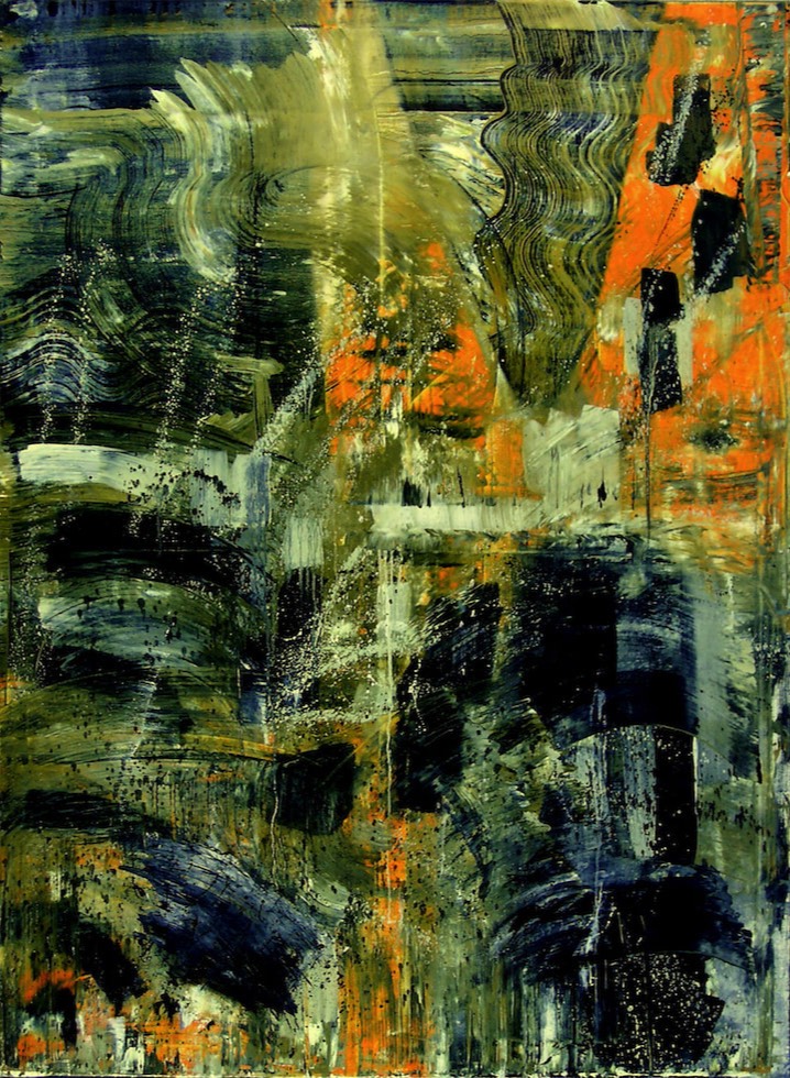 Peitschende See in der Abendsonne