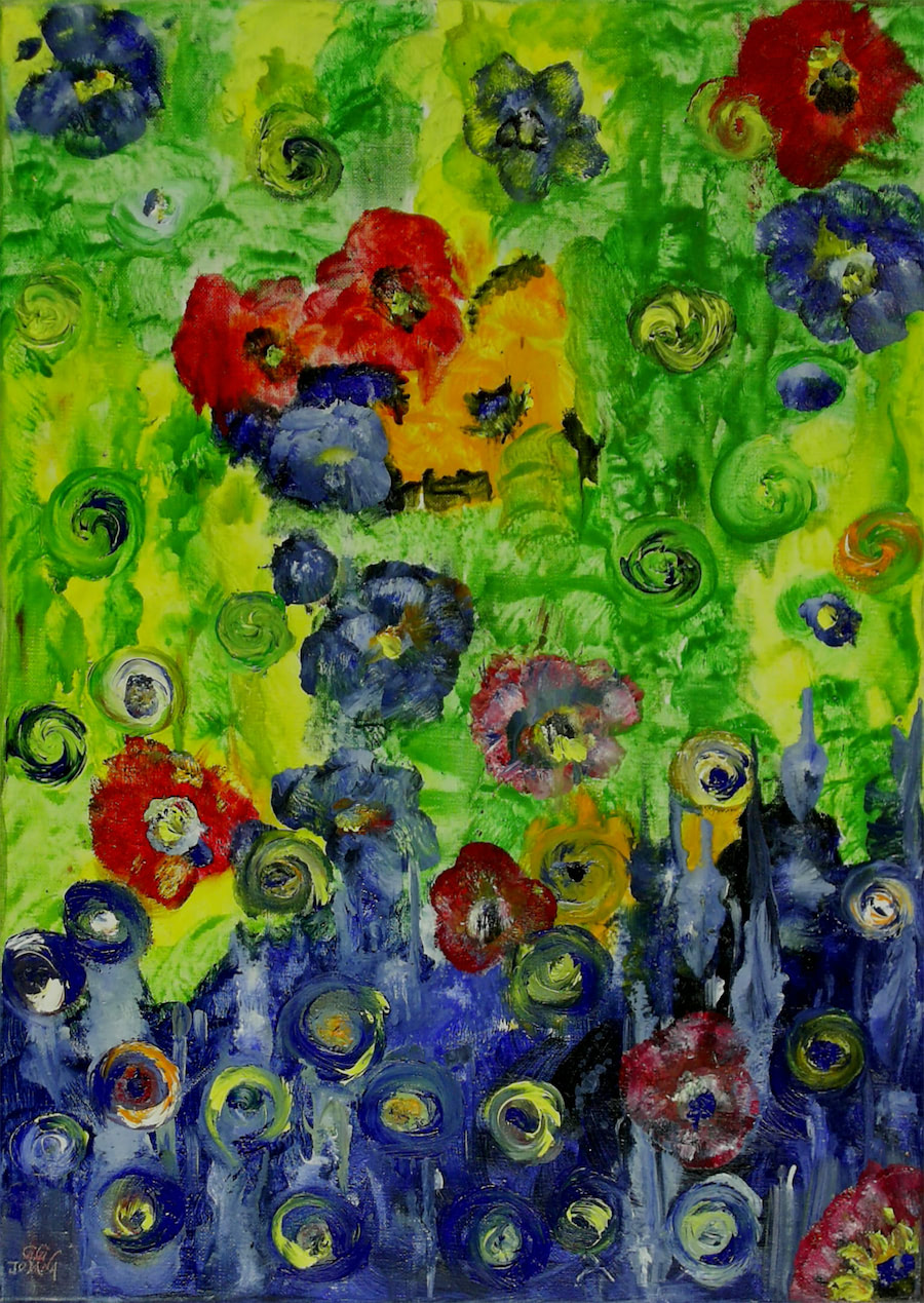 Hommage an Noldes Blumengarten